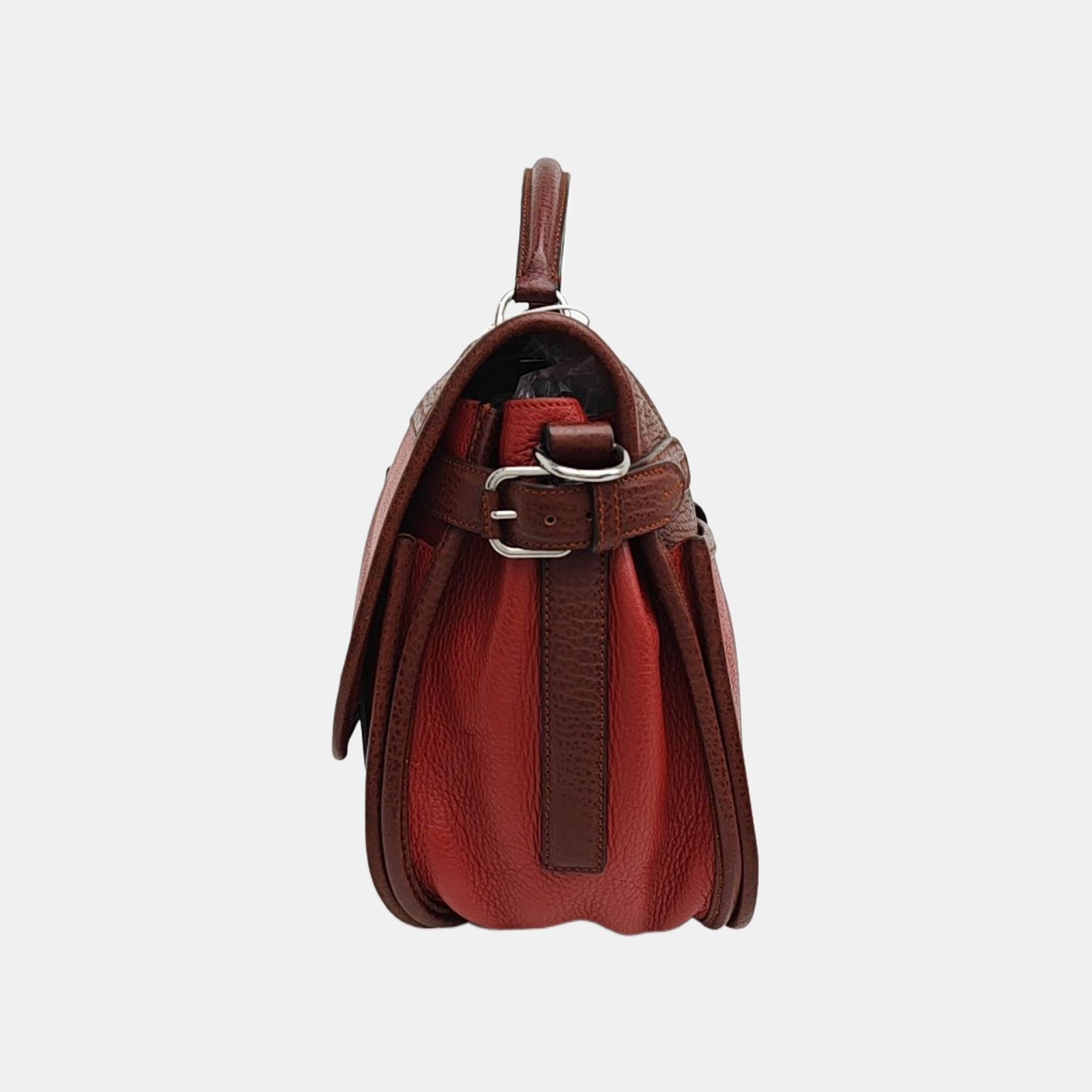 Calfskin Shoulder Bag Red