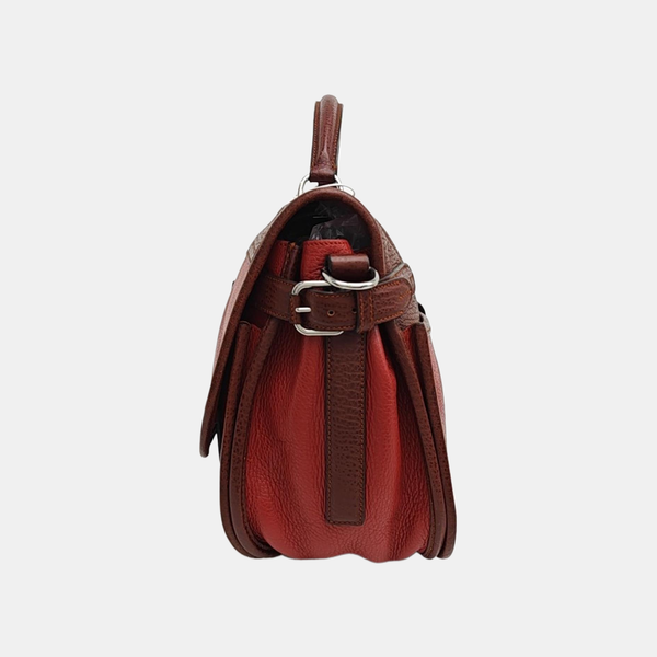 Calfskin Shoulder Bag Red