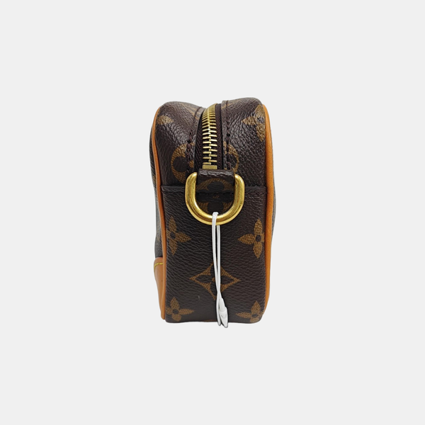 MARLY DRAGONNE Mini Monogram Coated Canvas Brown