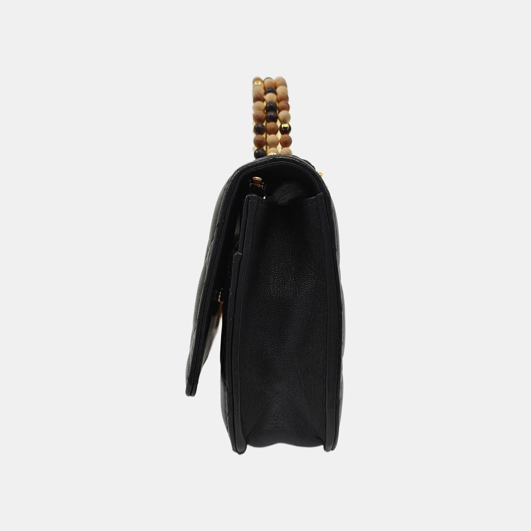 WOC Quilted Lambskin Black