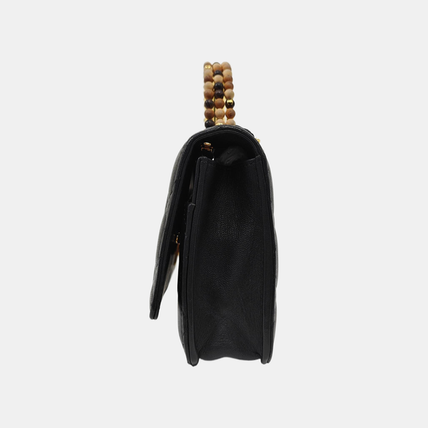 WOC Quilted Lambskin Black