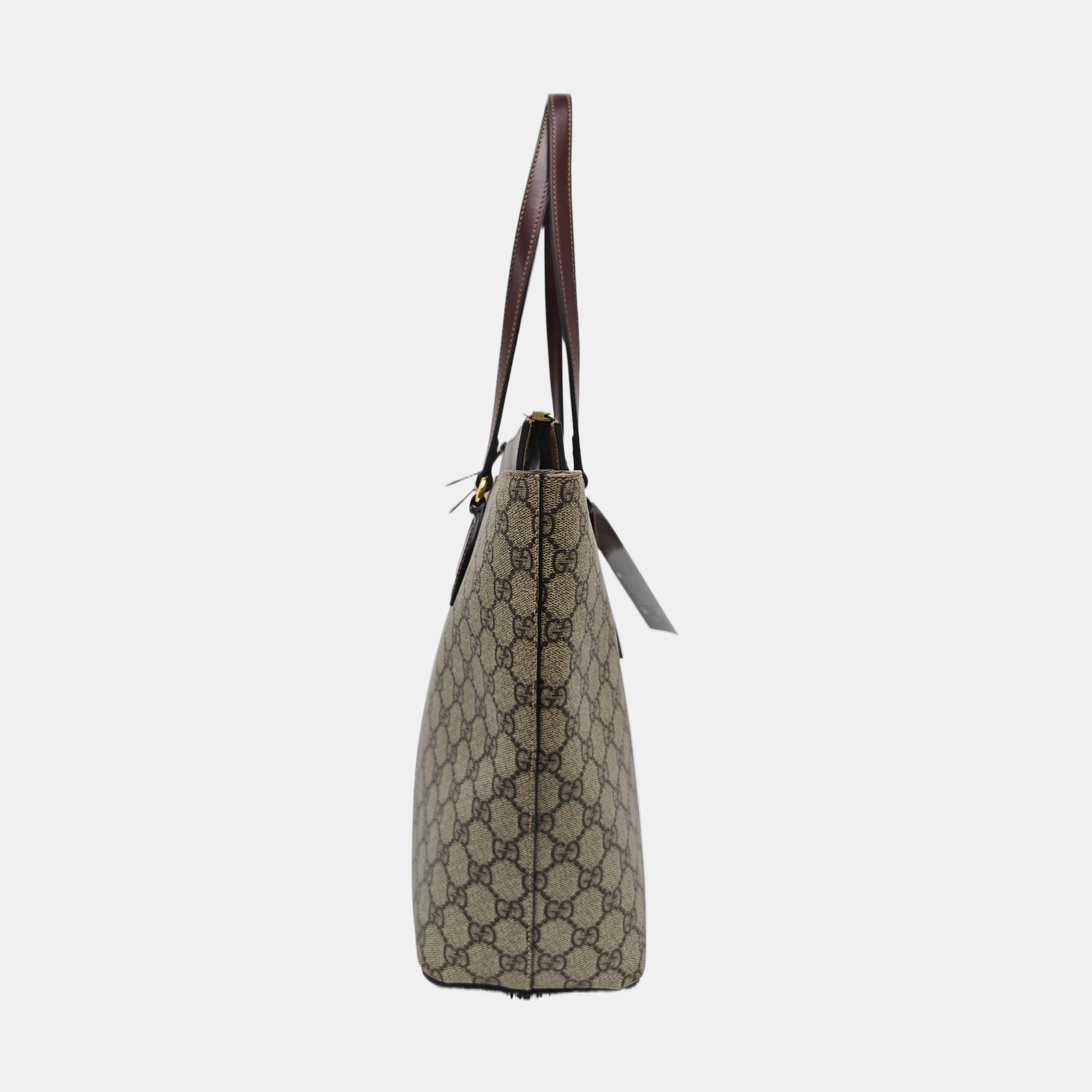 Monogram Coated Canvas Shoulder Bag Black
