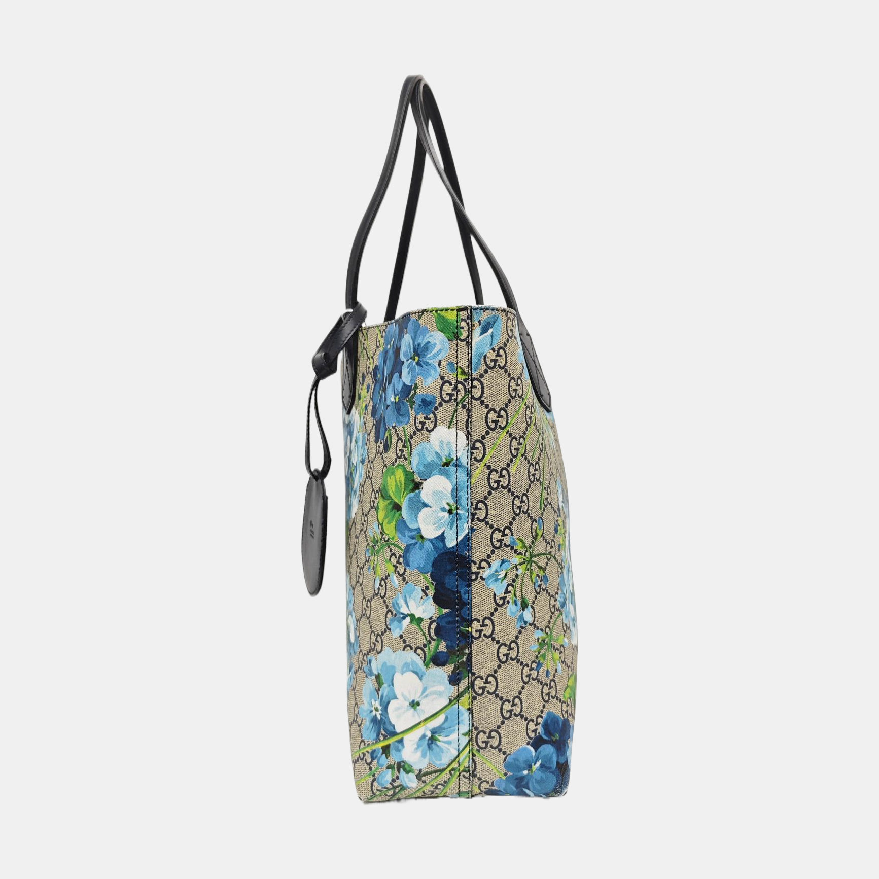 GG Blooms Monogram Coated Canvas Beige