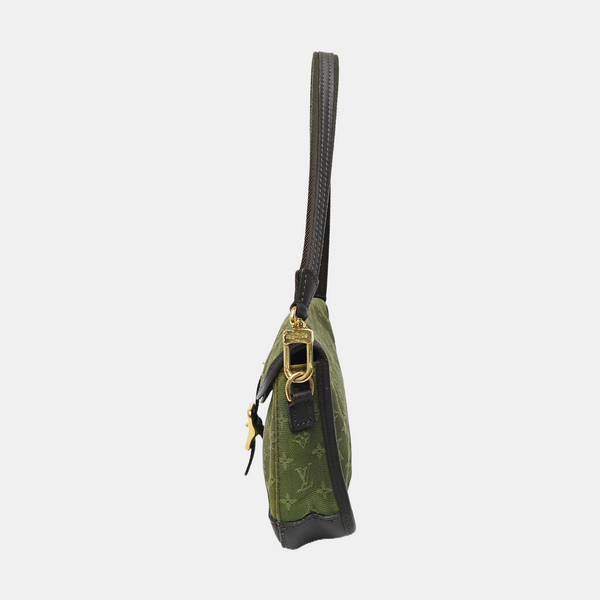BERANGERE Monogram Canvas Green