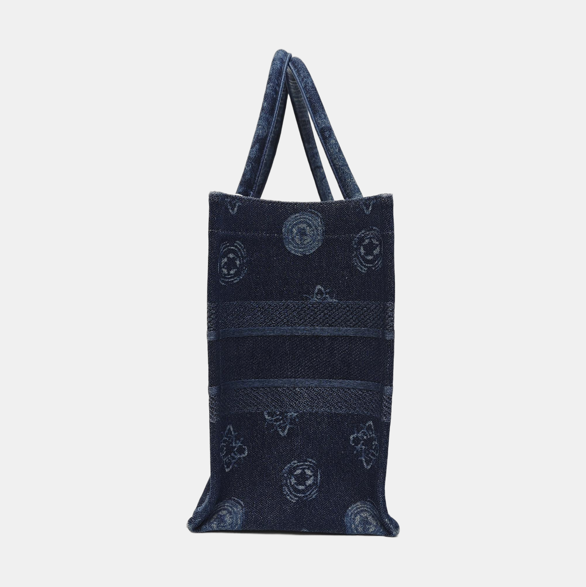 Book Tote Small Denim Blue