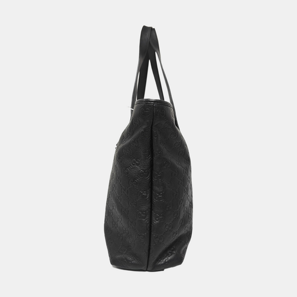 GG Imprime Monogram Calfskin Black