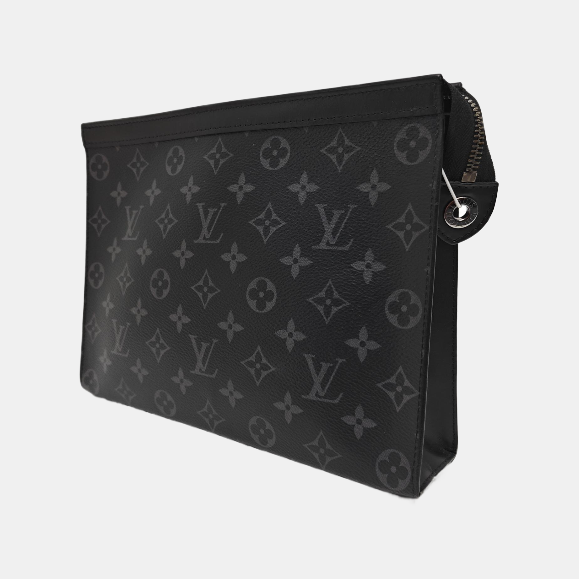 Pochette Voyag MM Monogram Coated Canvas Black
