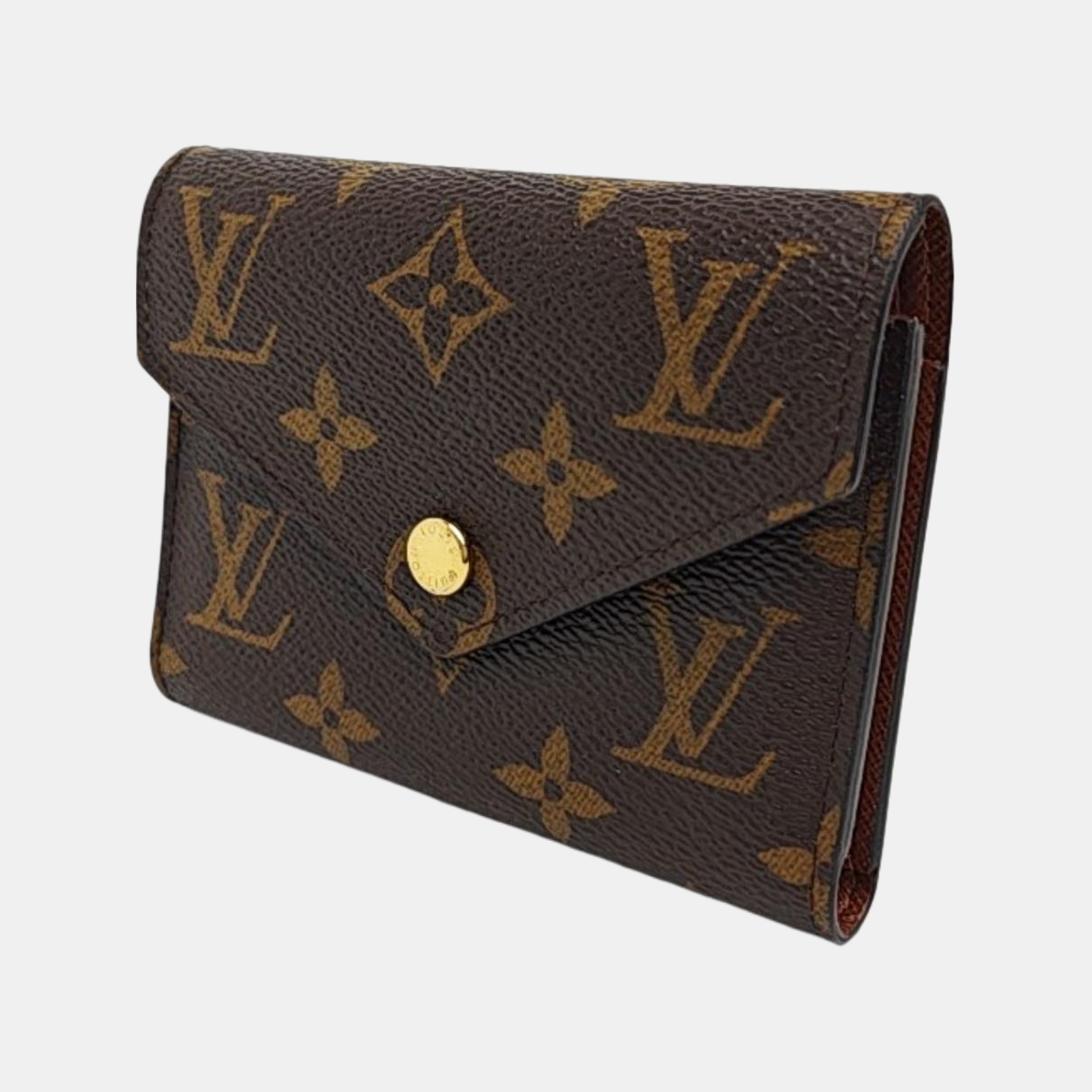 VICTORINE Monogram Coated Canvas Brown Wallet