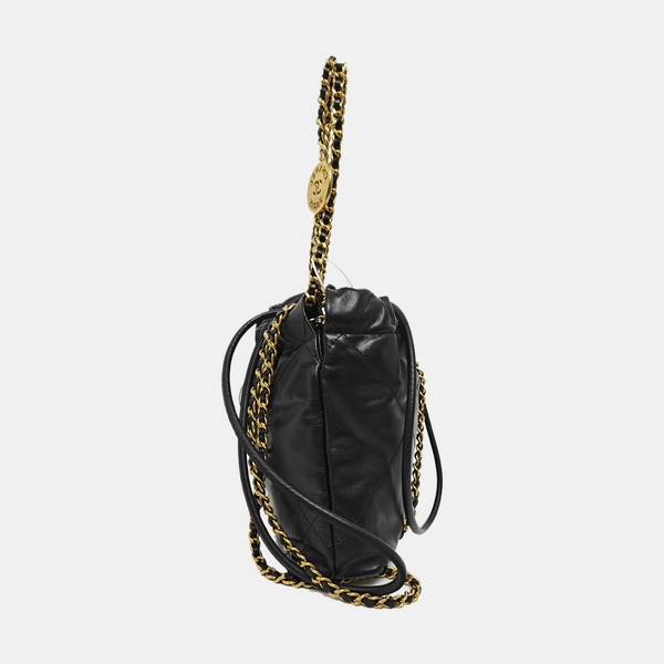 CHANEL 22 Mini Quilted Calfskin Black