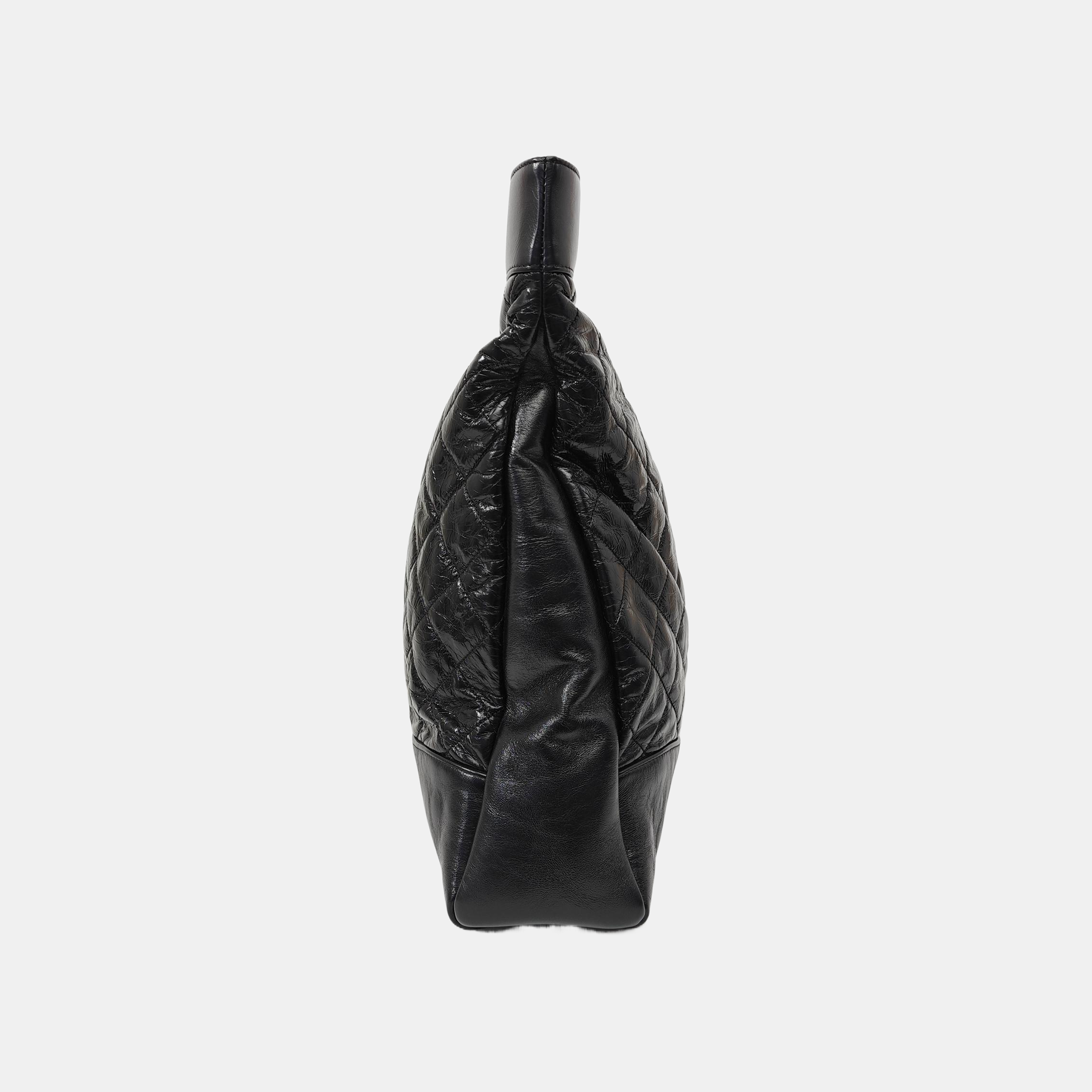 CHANEL 31 Large Quilted Vintage Calf Black