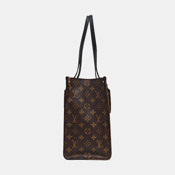 ONTHEGO MM Monogram Coated Canvas Brown