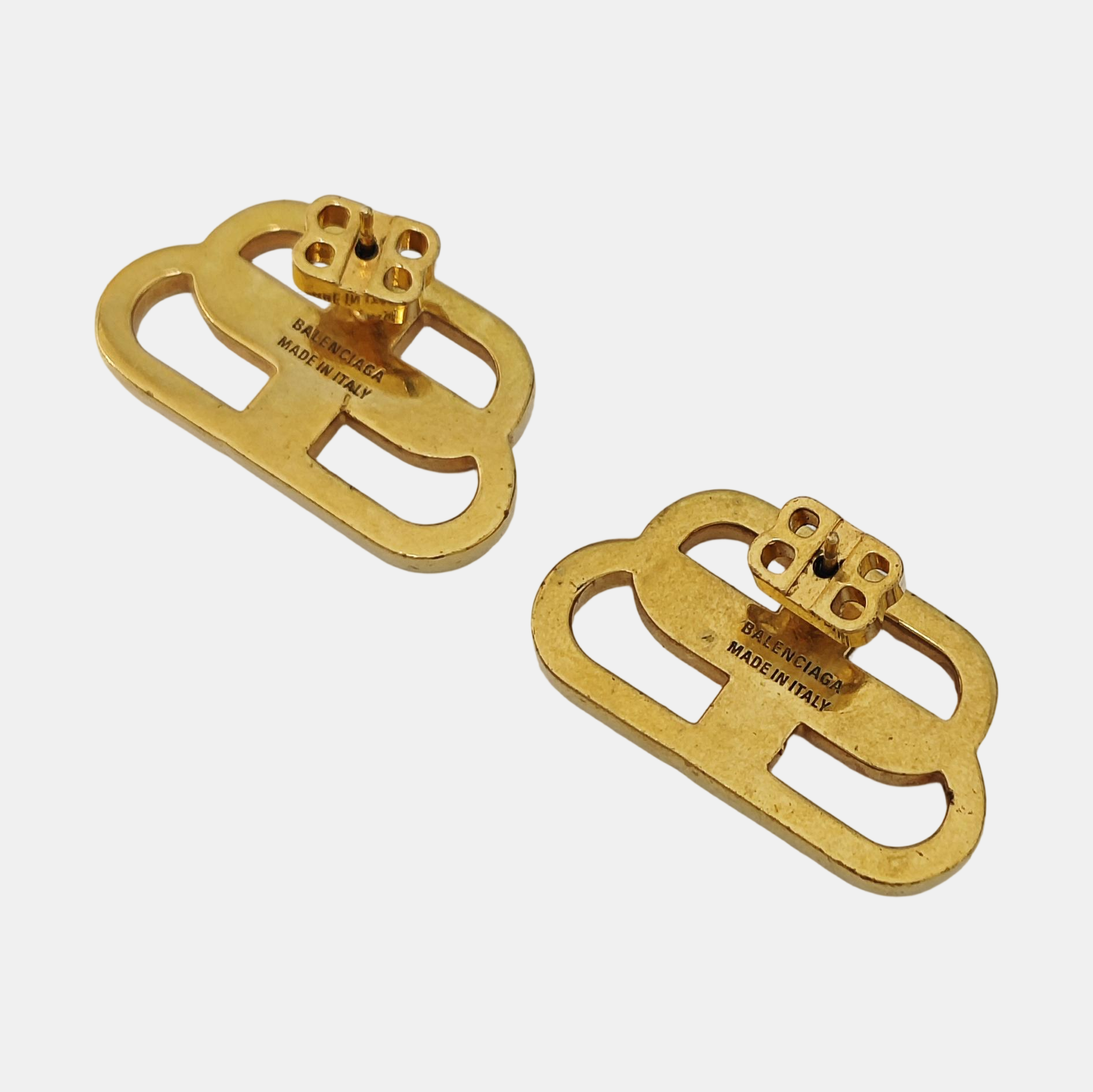 Metal Gold Stud Earrings