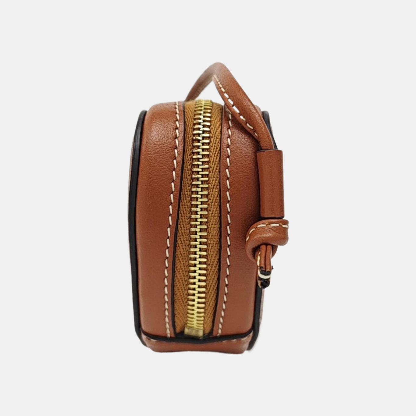 Calfskin Shoulder Bag Brown