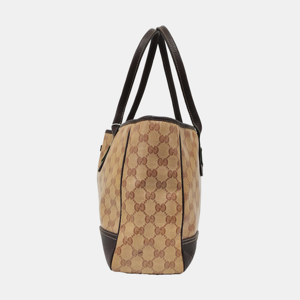 Princy Monogram Coated Canvas Brown