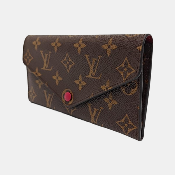 JOSÉPHINE Monogram Coated Canvas Brown Wallet