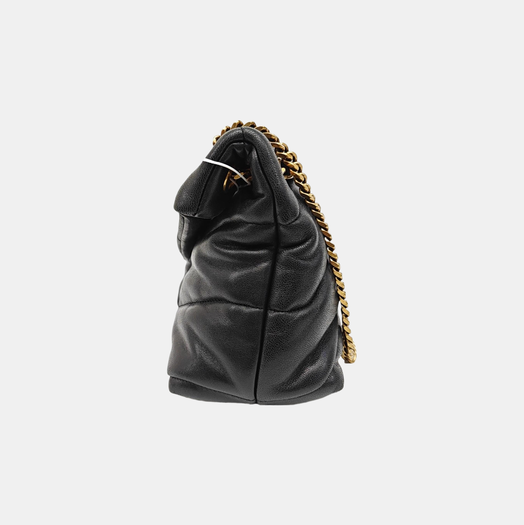 PUFFER Small Quilted Lambskin Black