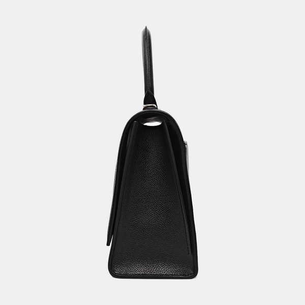 Hourglass Small Calfskin Black