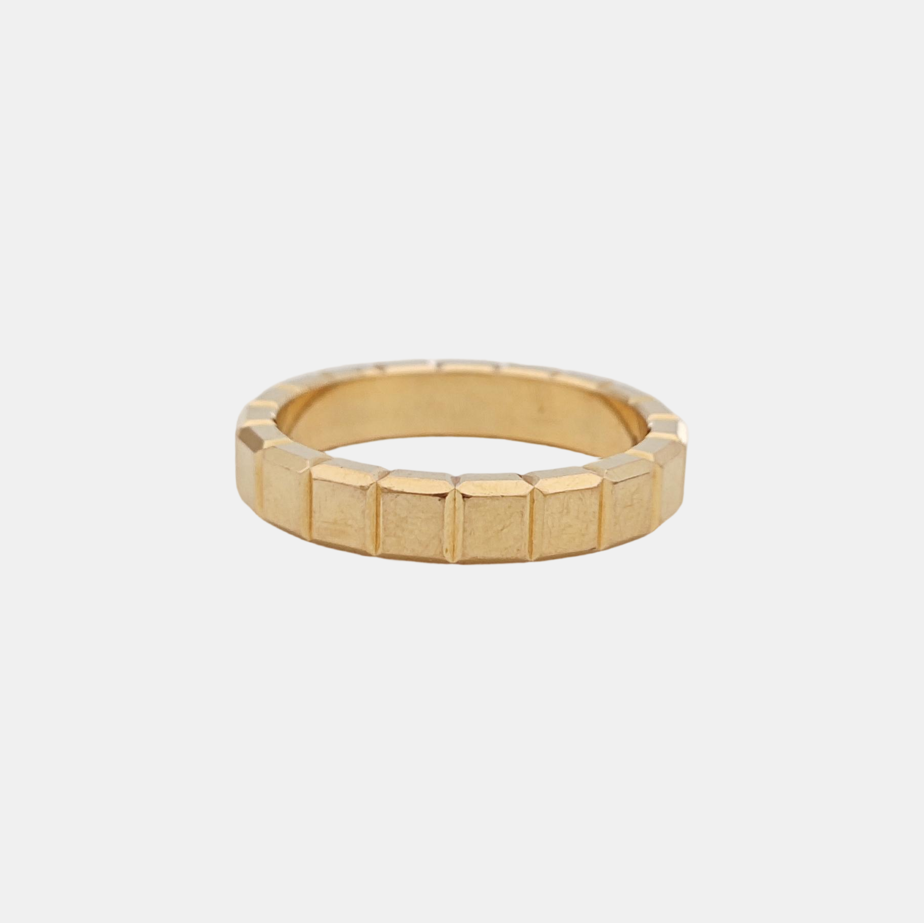 Ice Cube 18k Rose Gold Ring EU 56