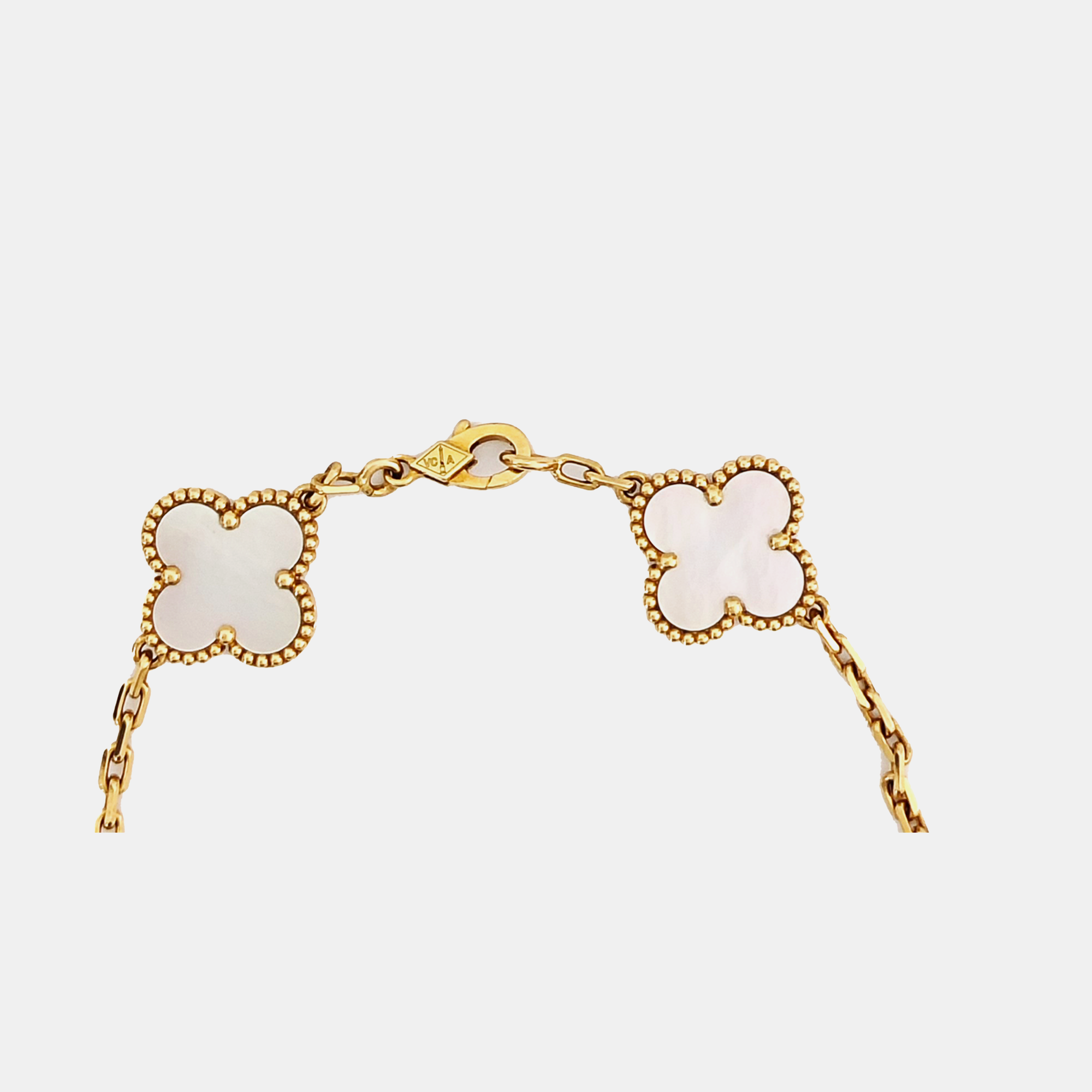 Vintage Alhambra 18k Gold Bracelet