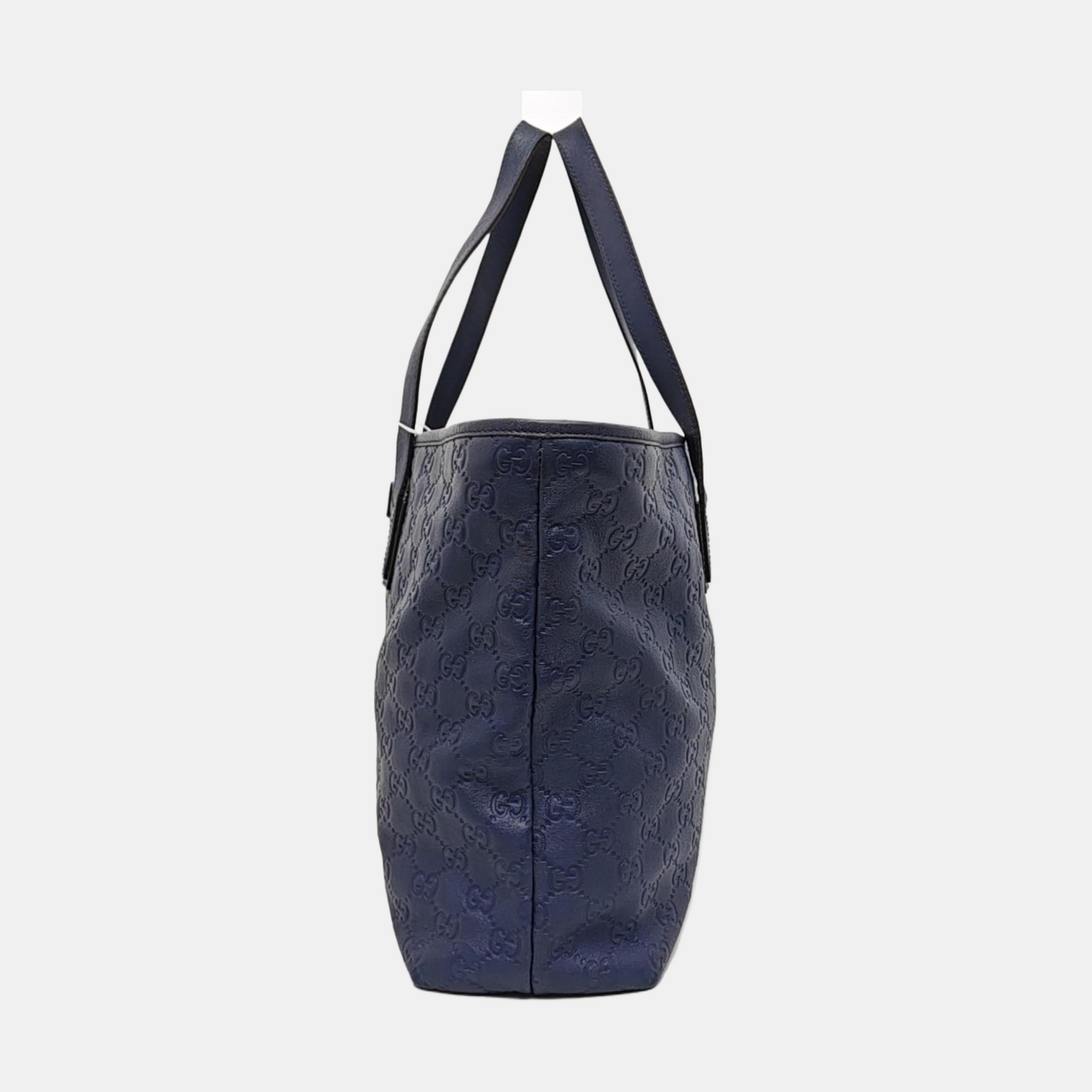 GG Imprime Monogram Calfskin Blue