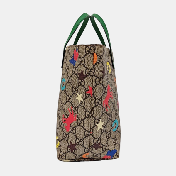 GG Imprime Coated Canvas Beige