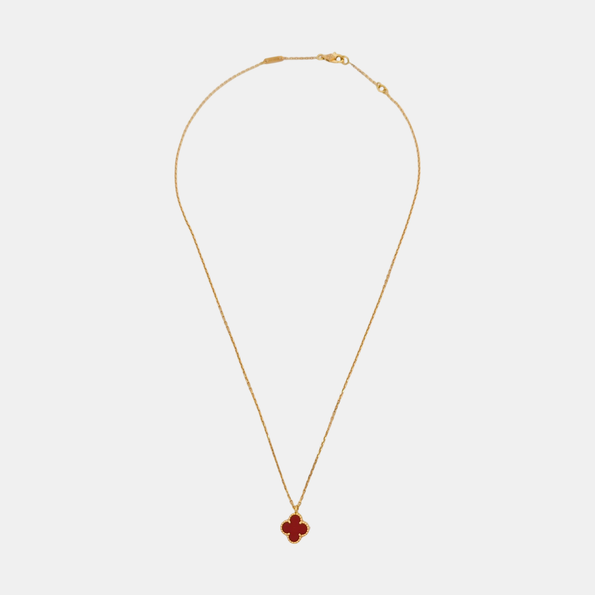 Sweet Alhambra 18k Rose Gold Necklace