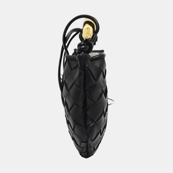 Intrecciato Lambskin Black