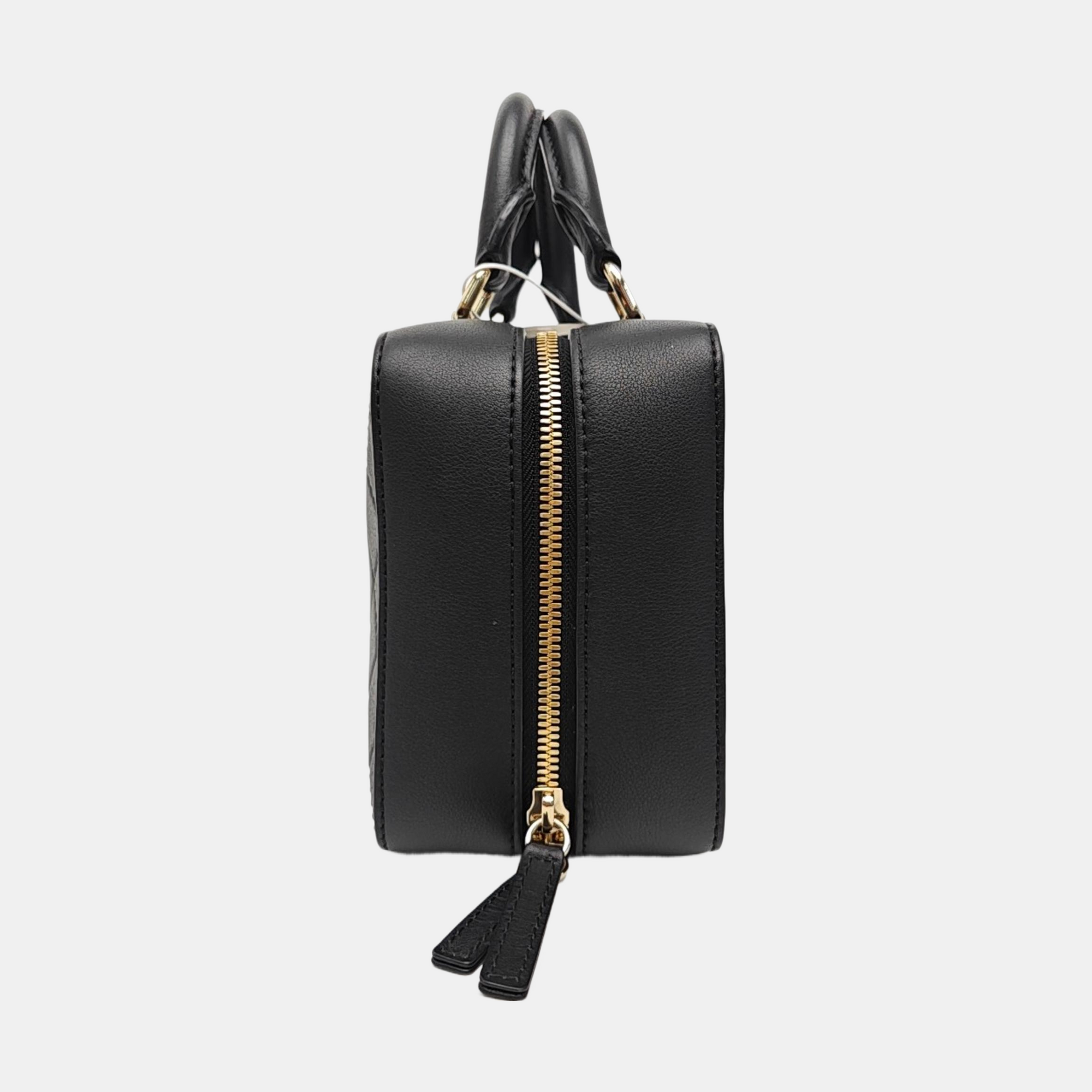 Quilted Calfskin Shoulder Bag Black