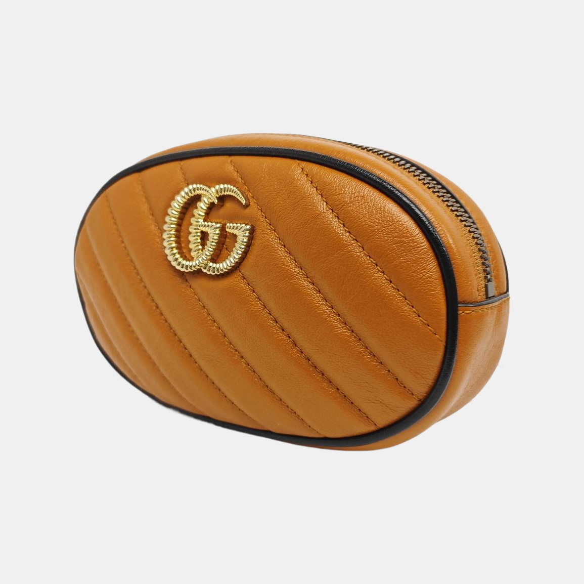 GG Marmont Super Mini Quilted Calfskin Brown