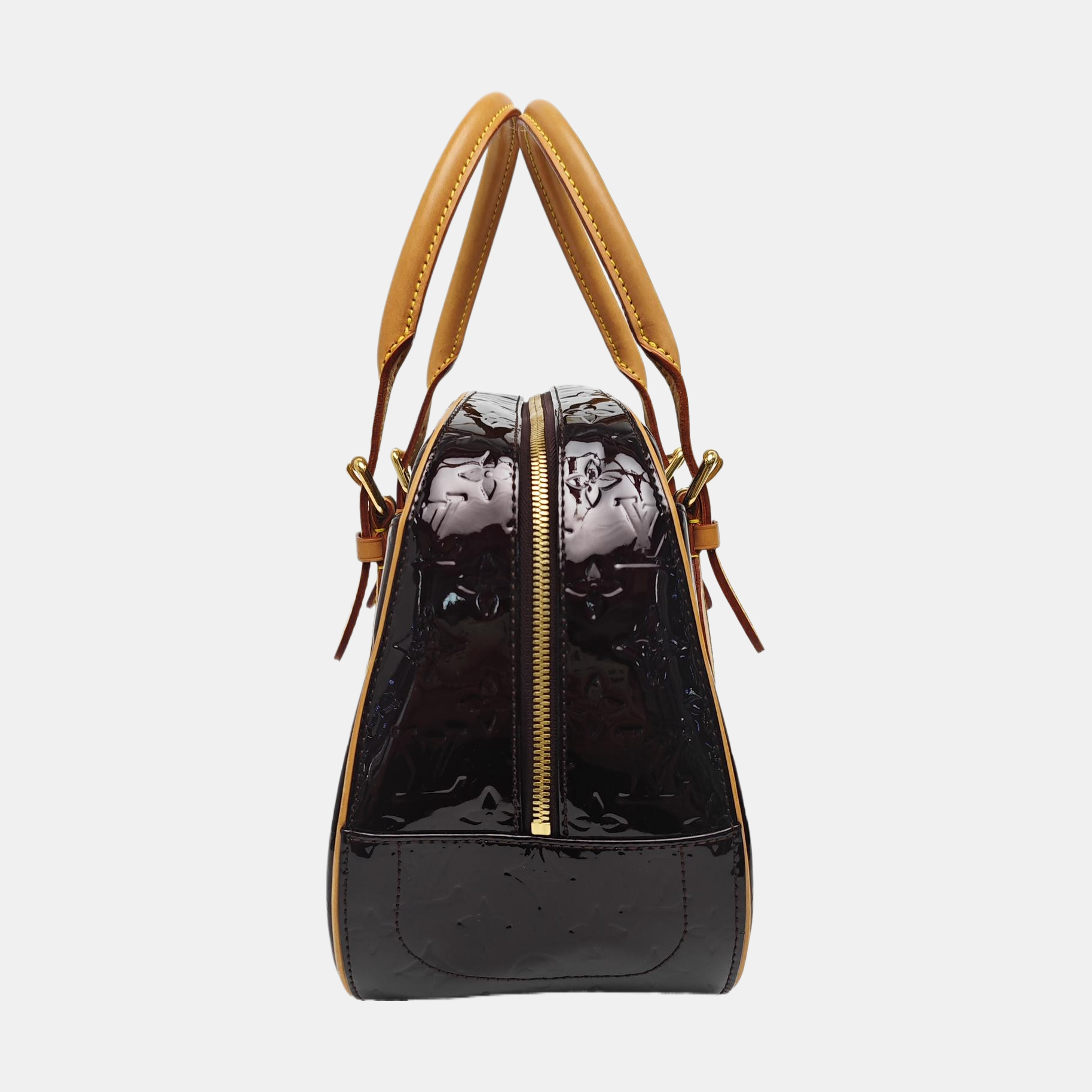 SUMMIT DRIVE Monogram Patent Leather Red
