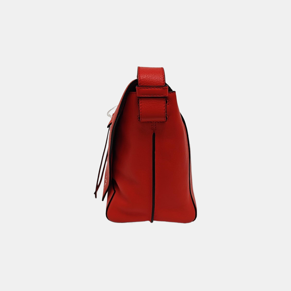 Calfskin Shoulder Bag Red