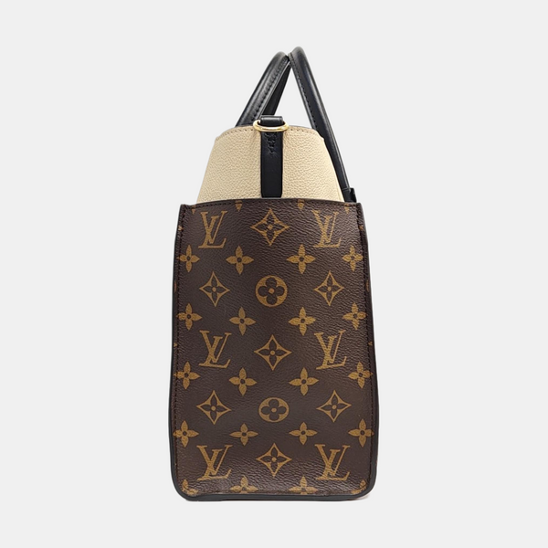 ON MY SIDE MM Monogram Calfskin Brown