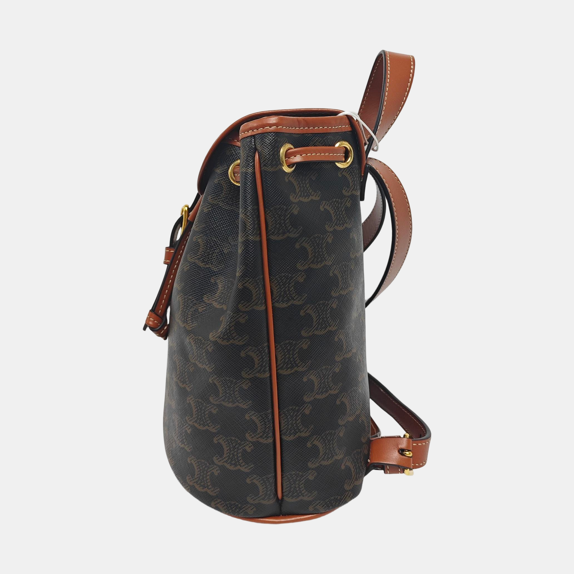 TRIOMPHE Mini Coated Canvas Brown