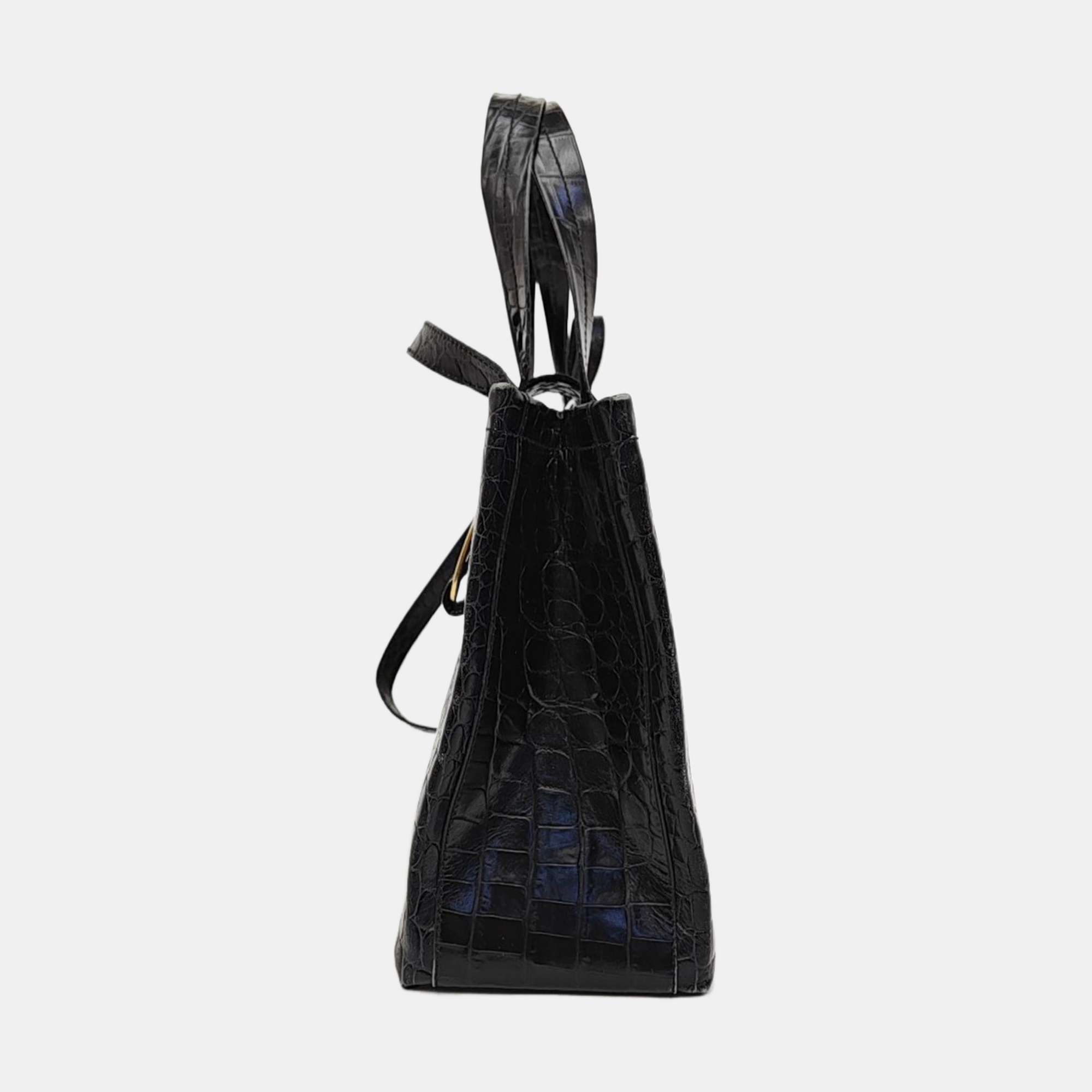 Calfskin Tote Bag Black
