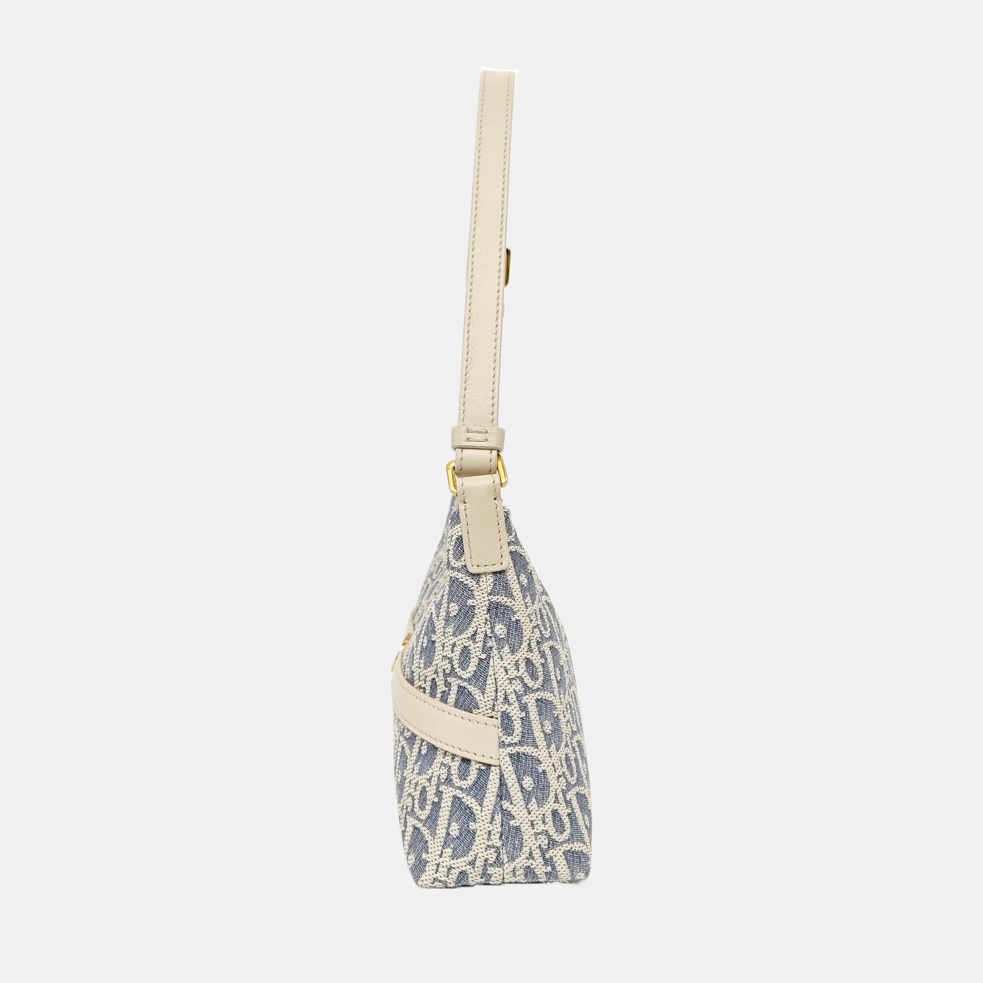 30 Montaigne Mini Oblique Canvas Blue