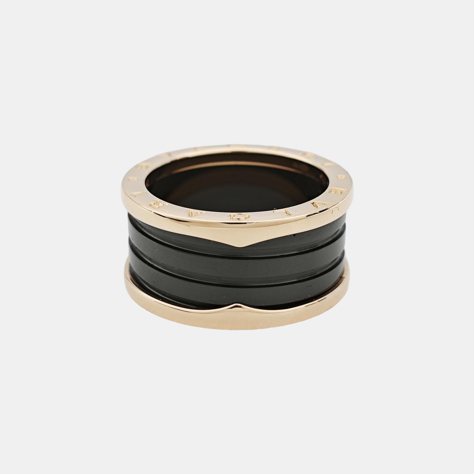 B.ZERO1 18k Rose Gold Ring EU 61