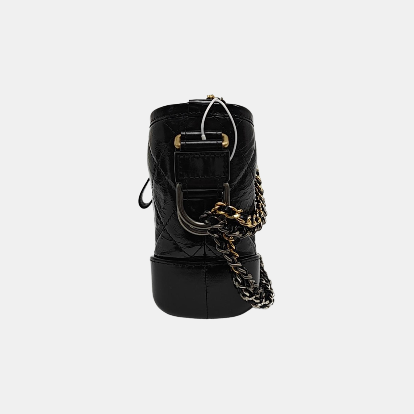 GABRIELLE Small Quilted Calfskin Black