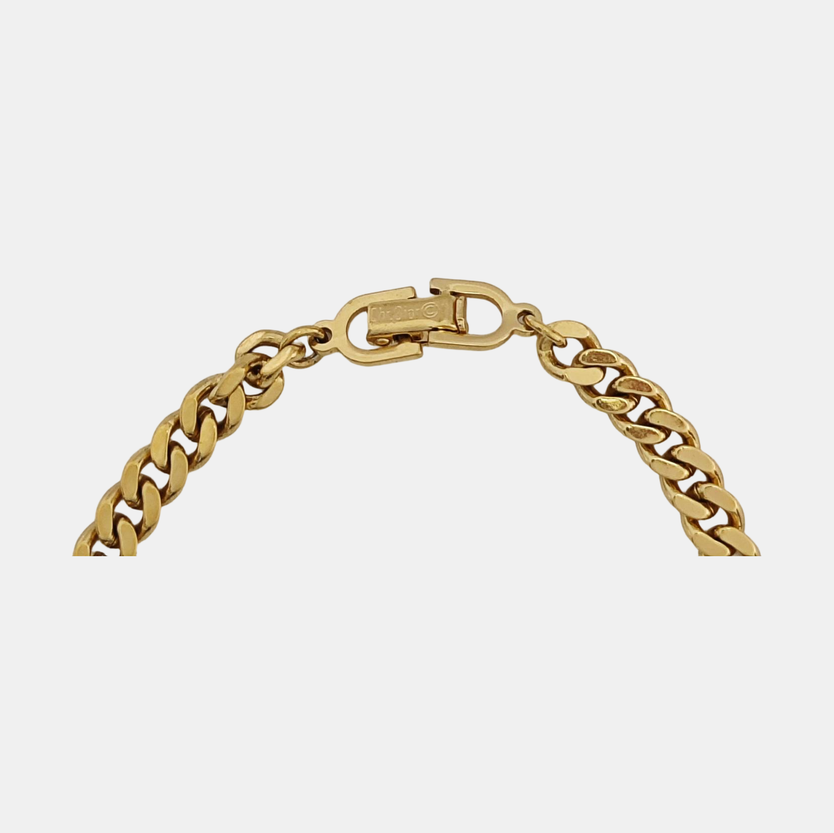 CD Navy Metal Gold Bracelet