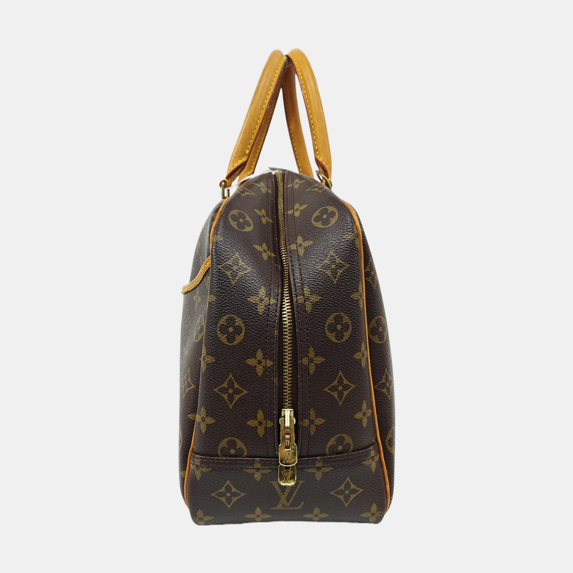 DEAUVILLE Monogram Coated Canvas Brown