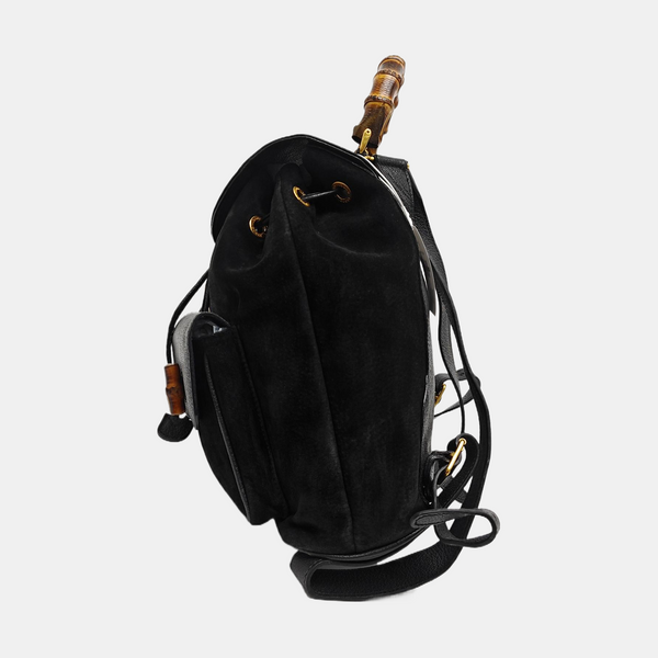 Bamboo 1947 Medium Suede Black