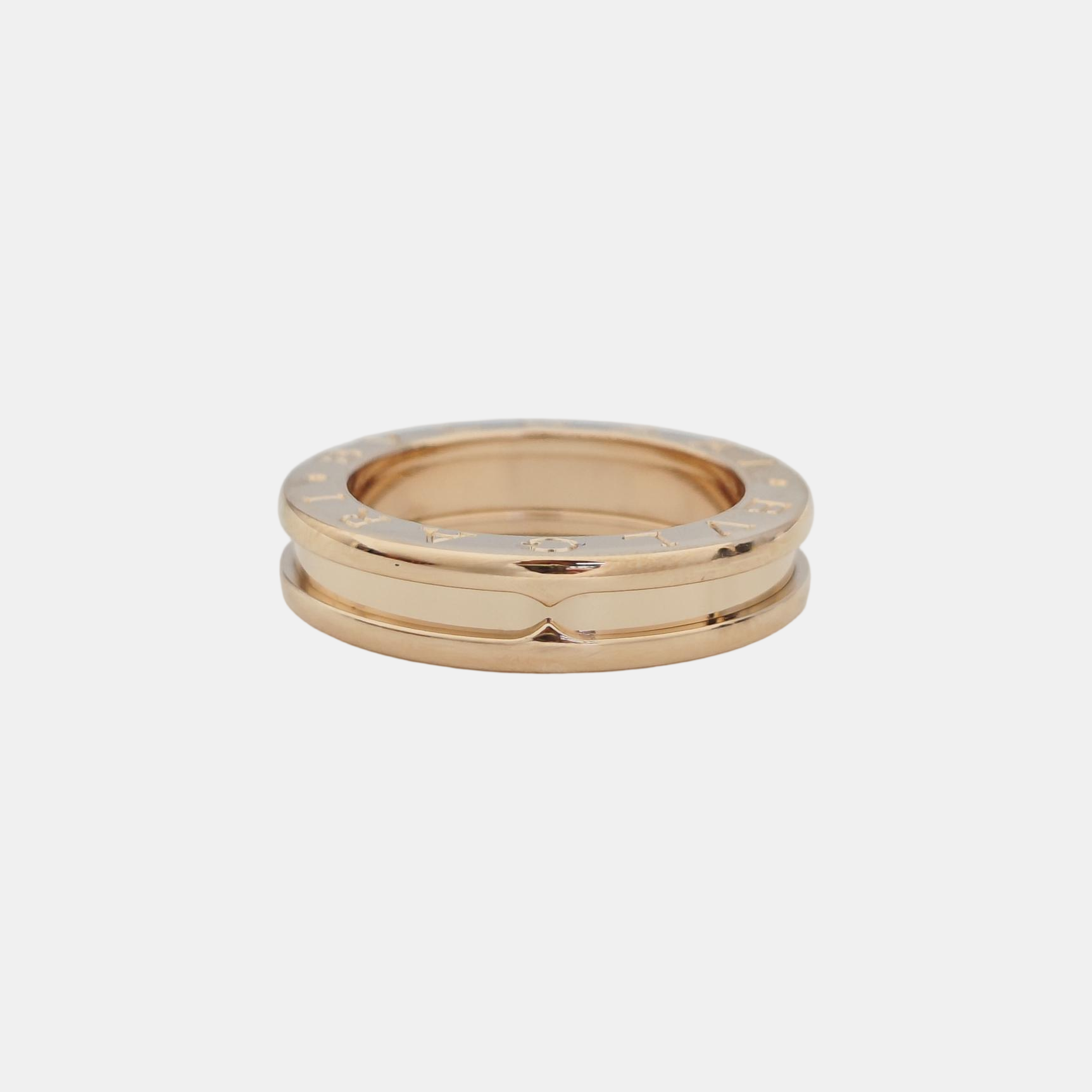 B.ZERO1 18k Rose Gold Ring EU 50