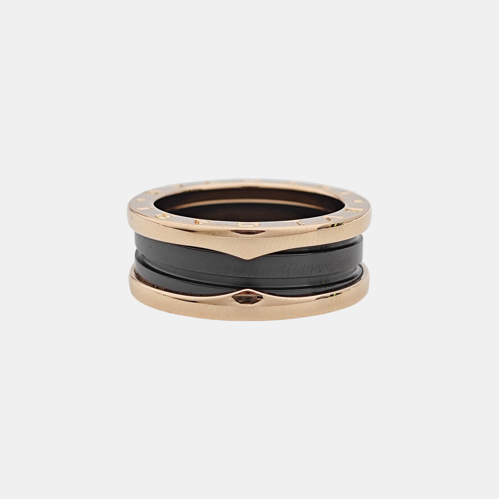 B.ZERO1 18k Rose Gold Ring EU 54