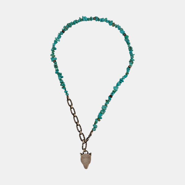 925 Sterling Silver Green Necklace