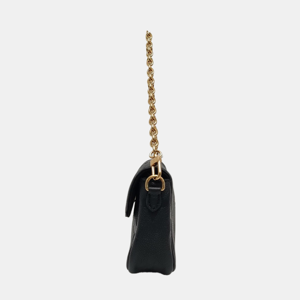 IVY Monogram Calfskin Black