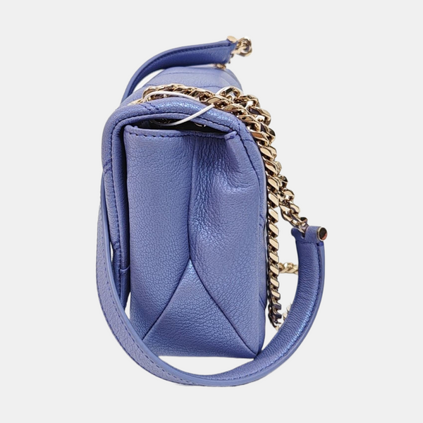 SERPENTI CABOCHON Small Quilted Lambskin Blue