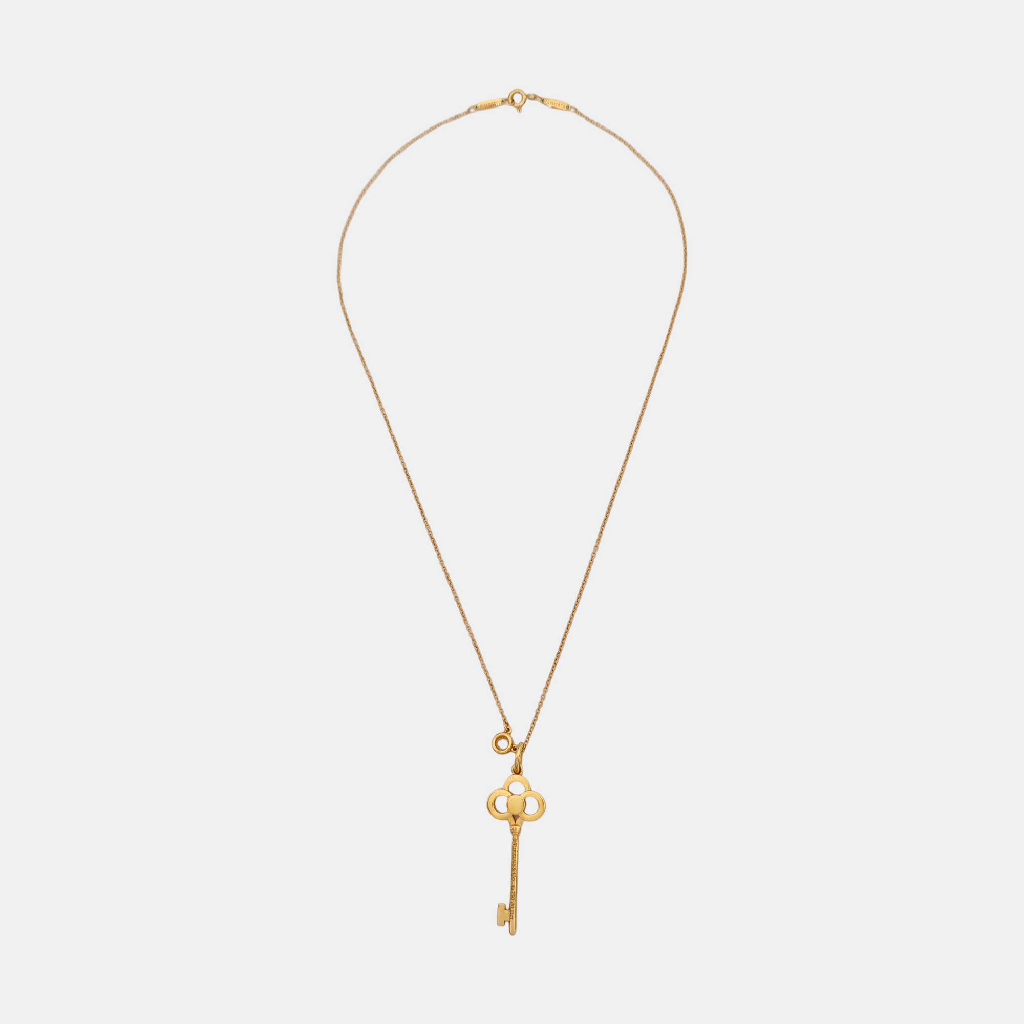 Tiffany Keys 18k Rose Gold Necklace