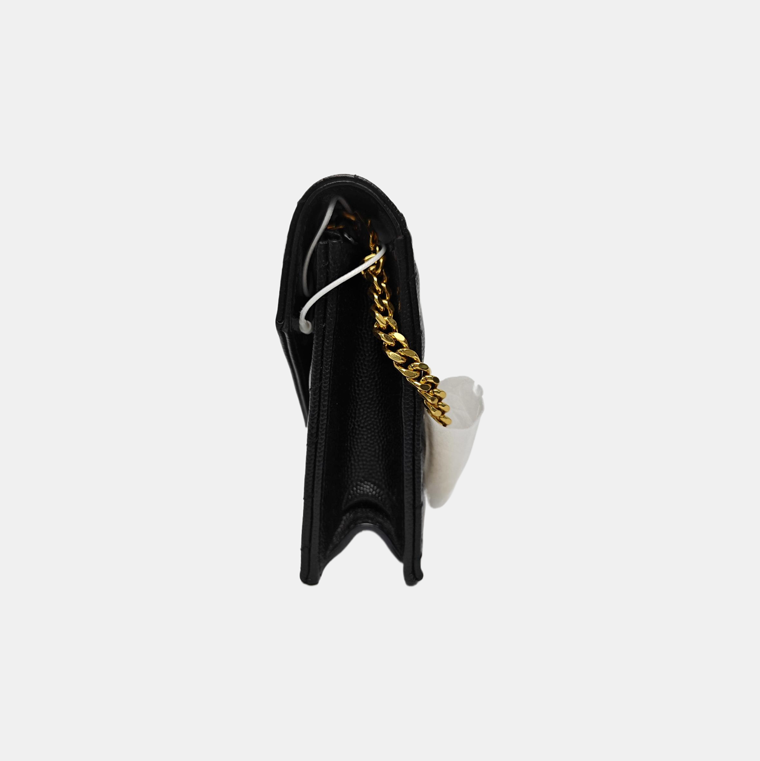 MONOGRAM WOC Chevron Calfskin Black