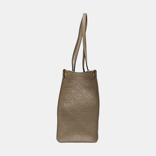 ONTHEGO MM Monogram Calfskin Gray