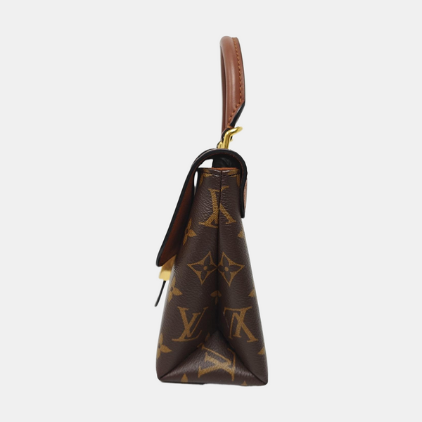 LOCKY BB Monogram Coated Canvas Brown
