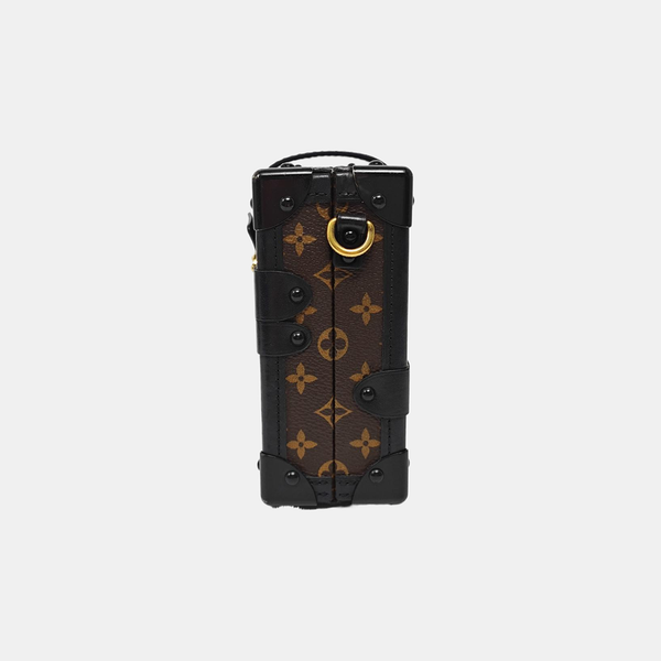 PETITE MALLE Monogram Coated Canvas Brown
